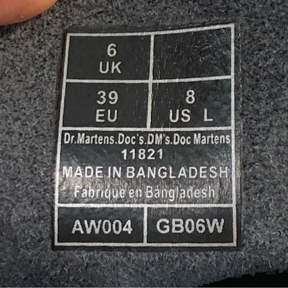 Dr Martens Doc Martens Air Wair Boots With Bouncing Soles Women’s 8 Black Patent - Picture 3 of 12